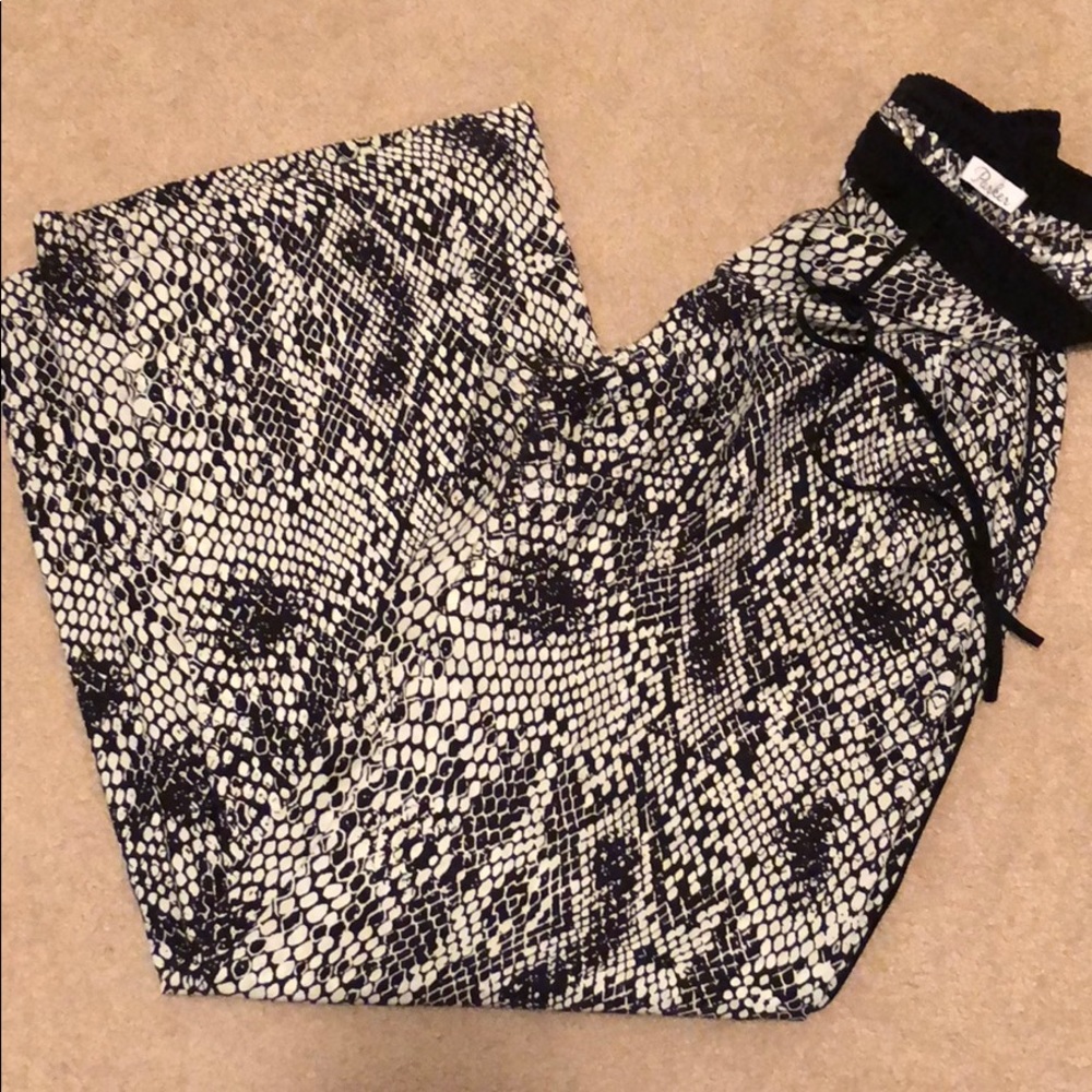 Parker wide leg silk pants